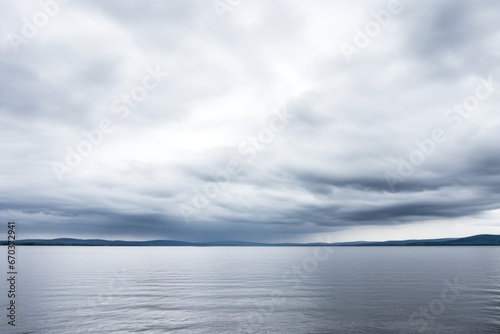 a soft focus of a cloudy grey sky © Natalia