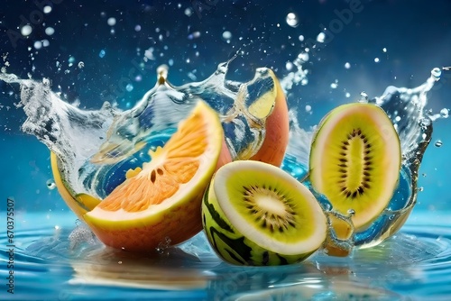 fruit in water