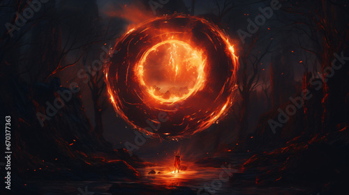Flame circle