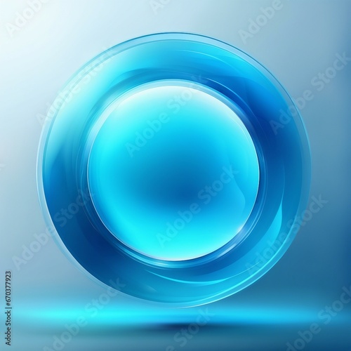 blue energy circle background