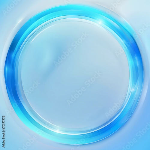 blue energy circle background
