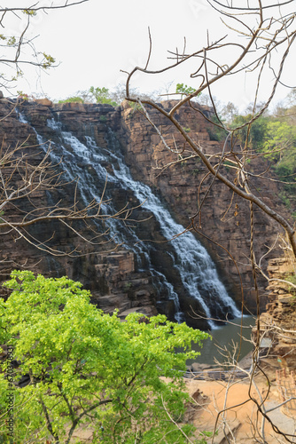 Tirathgarh waterfall is located in the Kanger Valley National Park. Jagdalpur Chattisgarh, India photo