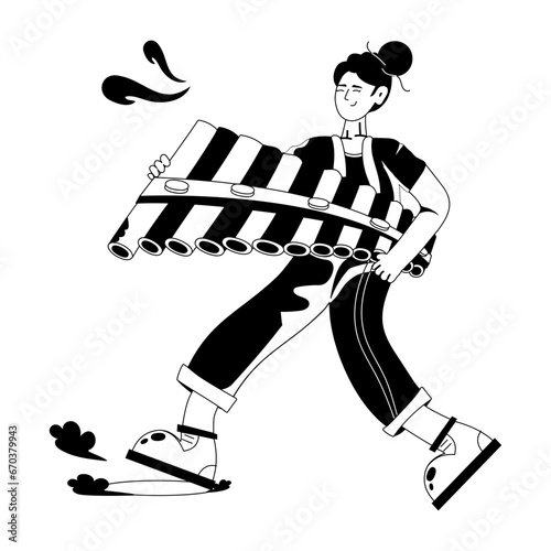 Pan Flutist