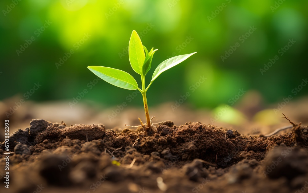 Earth day concept. Young plants grow in soil. Earth day concept. Young plants grow in soil.