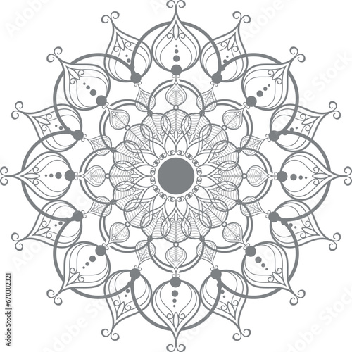 Elegant mandala background vector illustration design. pattern Unique mehndi designs symbol for meditation yoga logo,henna design,muslim wedding ornament, hindu tattoo ,healing logo,villa logo,wellnes