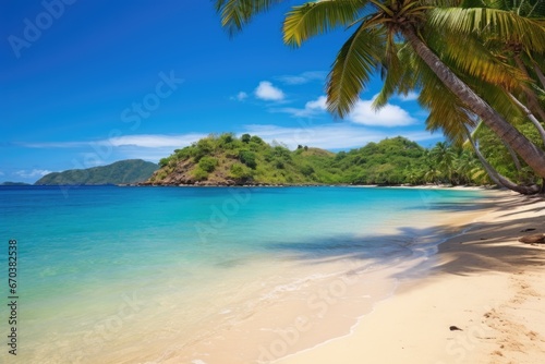 a secluded tropical beach with azure waters © Natalia
