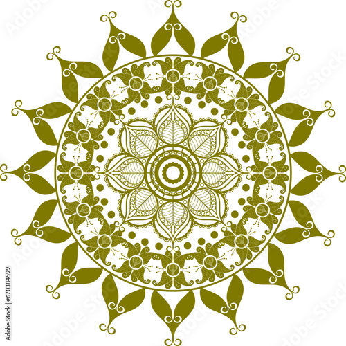 Elegant mandala background vector illustration design. pattern Unique mehndi designs symbol for meditation yoga logo,henna design,muslim wedding ornament, hindu tattoo ,healing logo,villa logo,wellnes