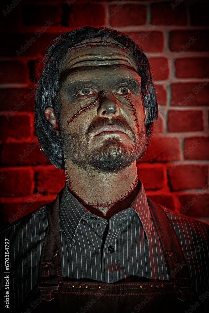 Naklejka premium character of thriller