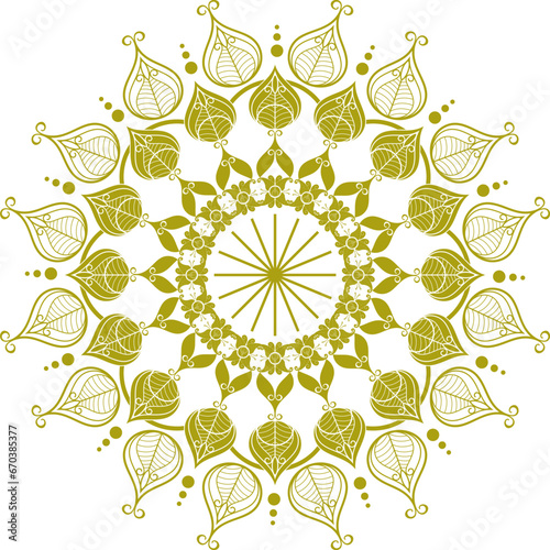 Elegant mandala background vector illustration design. pattern Unique mehndi designs symbol for meditation yoga logo,henna design,muslim wedding ornament, hindu tattoo ,healing logo,villa logo,wellnes
