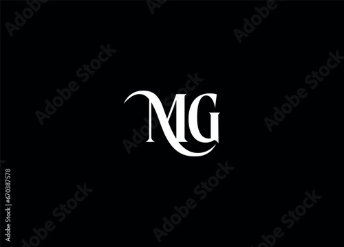 MG letter logo design and initial logo