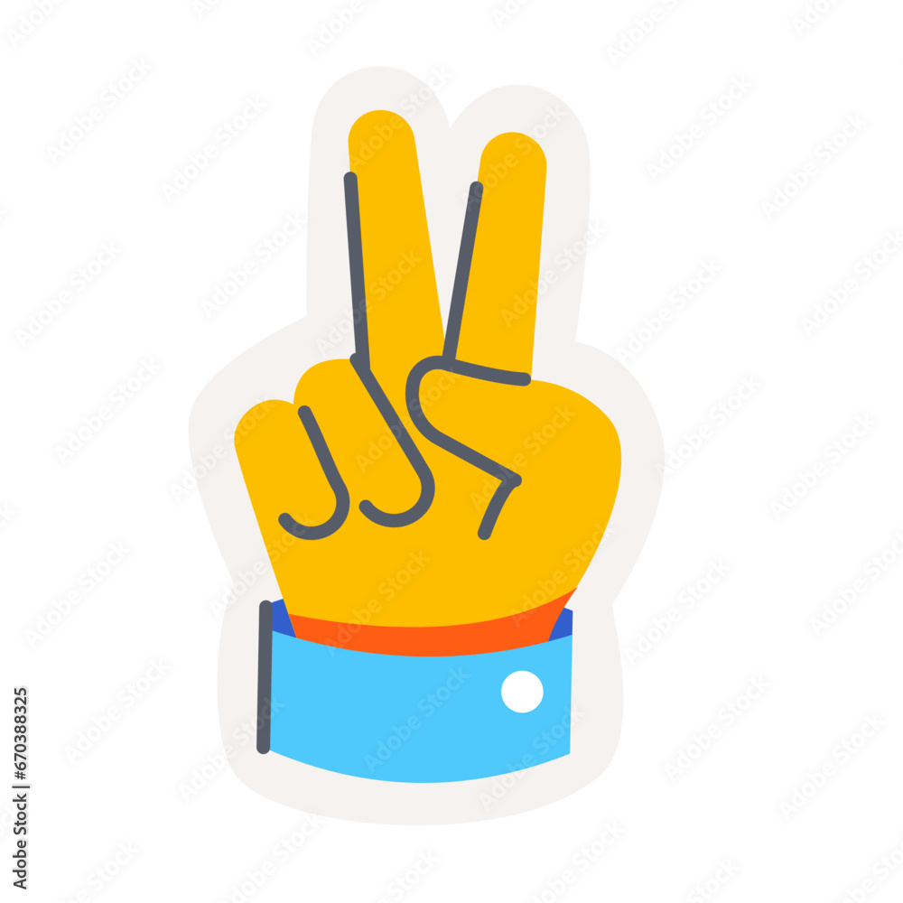 victory hand emoji icon sticker victory hand emoji icon sticker