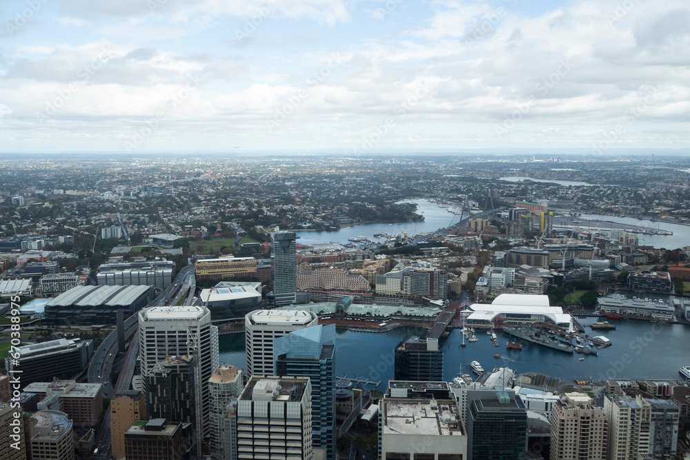 Top view of Sydney,Australia
