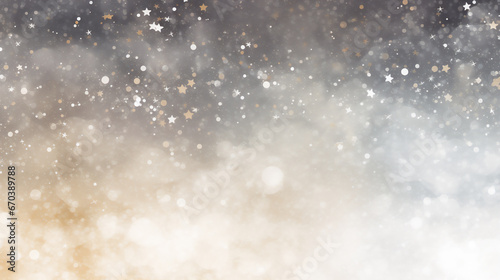 gold and white stars pattern christmas background