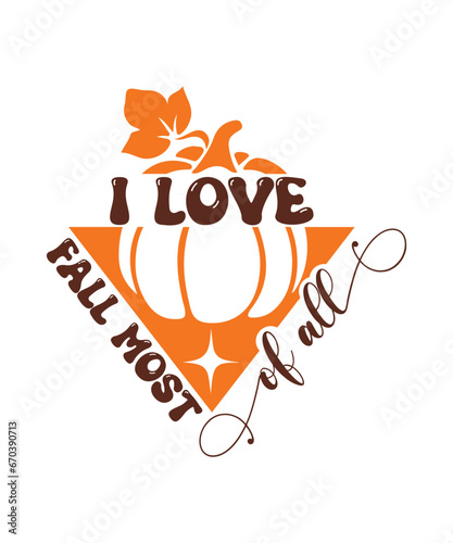 I Love Fall Most of All svg