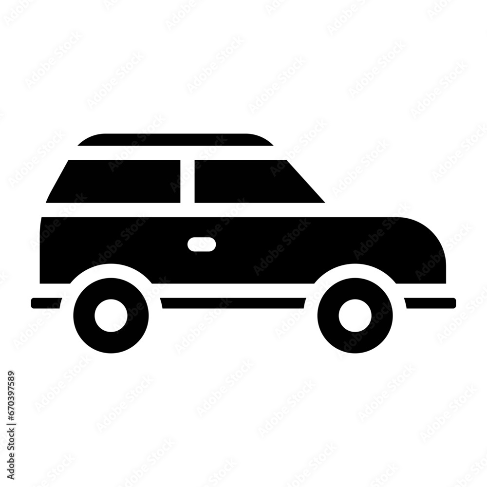 Family Car Icon Family Car Icon
