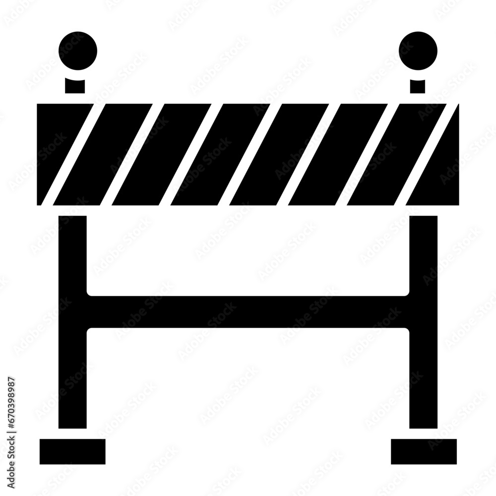 Road Block Icon Road Block Icon