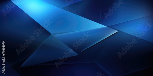 Abstract blue triangles shape background for business technology style