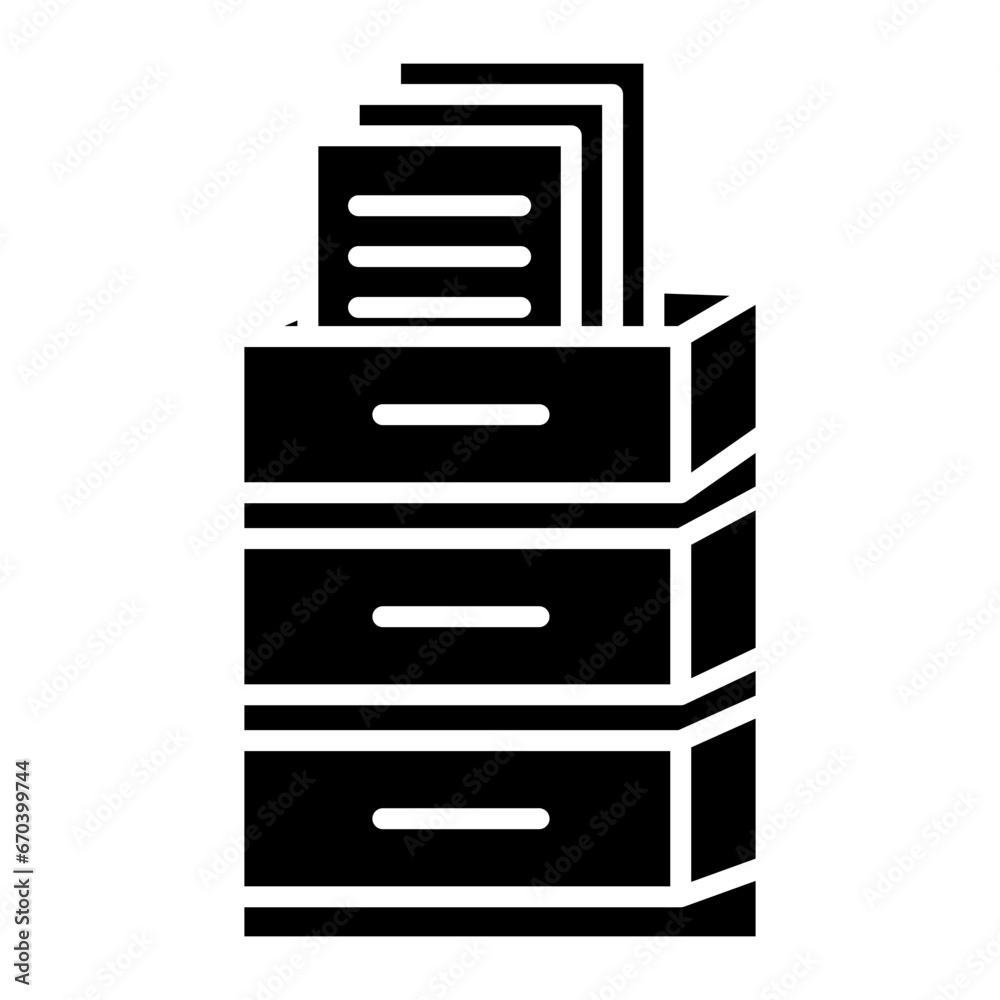 Files in Drawer Icon Files in Drawer Icon