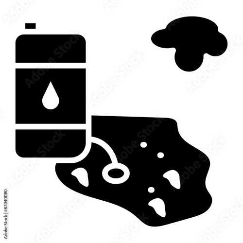 Oil Pollution Icon
