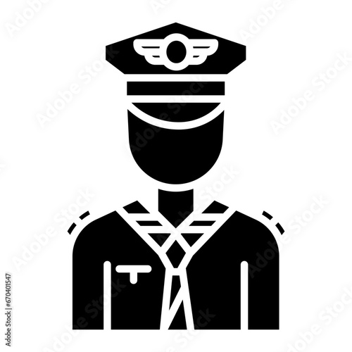 Flight Attendant Icon