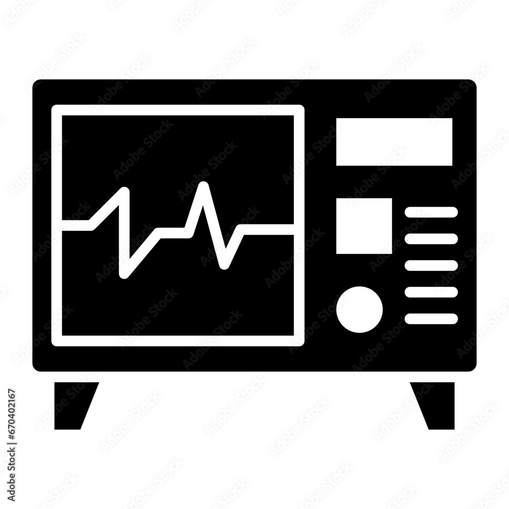 Heart Monitoring Icon Heart Monitoring Icon