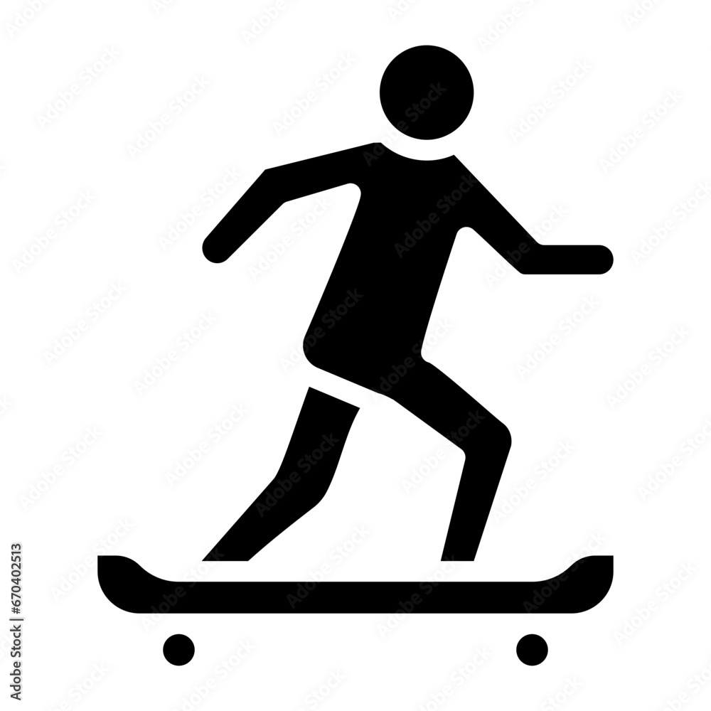 Skateboarding Icon