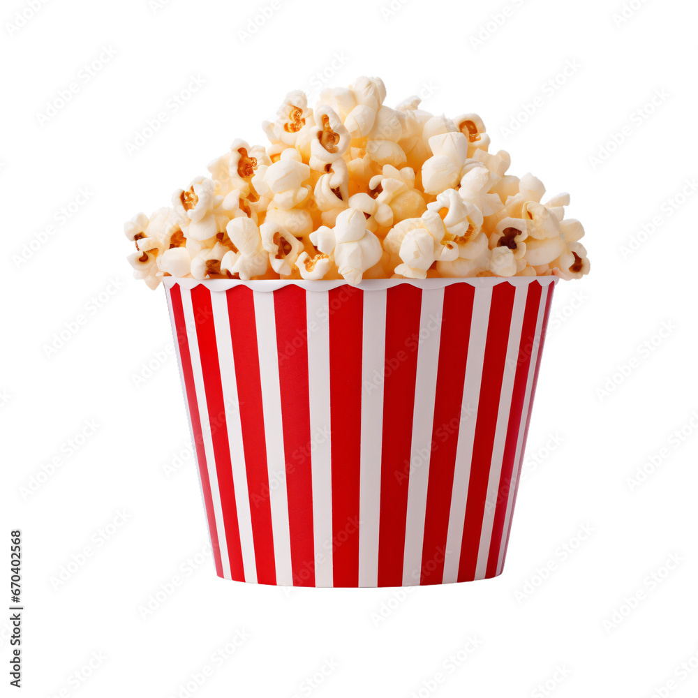 bucket of popcorn isolated on transparent background bucket of popcorn isolated on transparent background