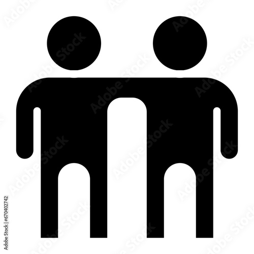 Friends Standing Icon