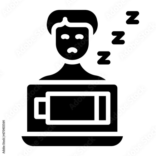 Sleepy Worker Icon