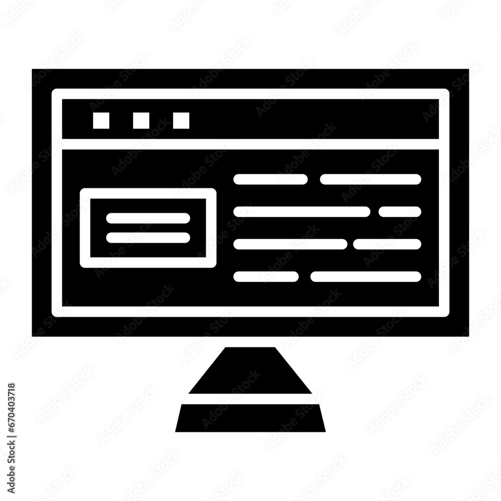 Web Interface Icon