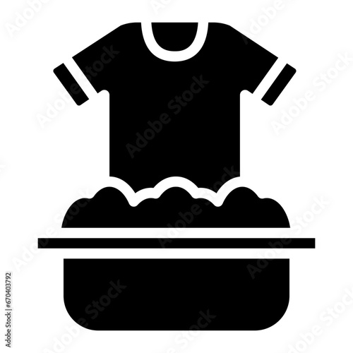 Hand Washing Clothes Icon