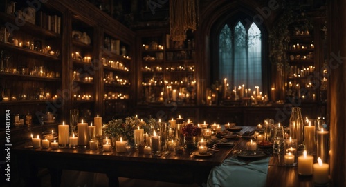 The Wizard's Study: A Magical Atmosphere through Candlelight  © Mike