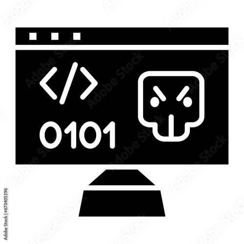 Hack Code Icon