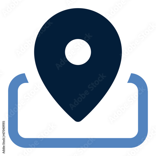 Location line icon