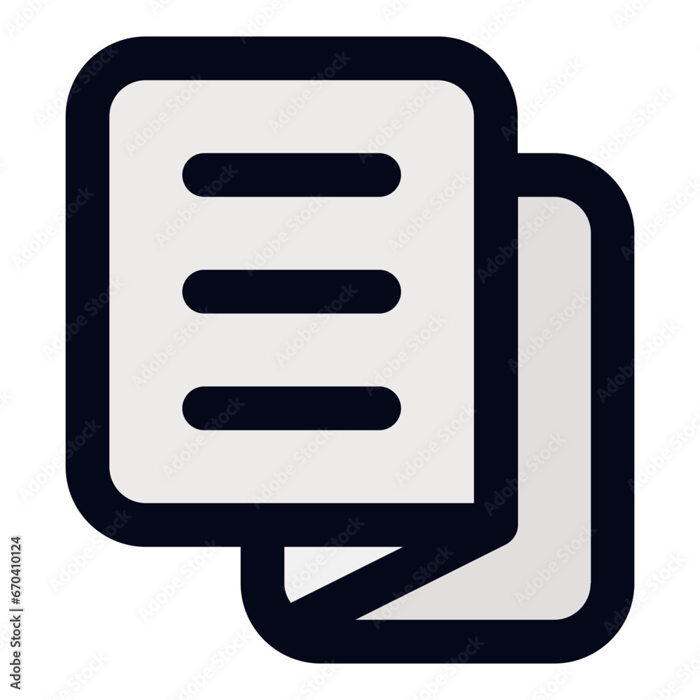Flyer line icon Flyer line icon