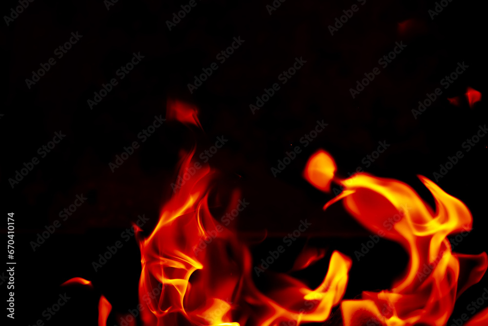 Background of the flame in the oven. Overlay layer. Tongues of fire in a fireplace. Background of the flame in the oven. Overlay layer. Tongues of fire in a fireplace.