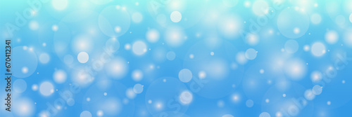 Abstract bokeh background blue sky illustration. Vector 10 EPS.