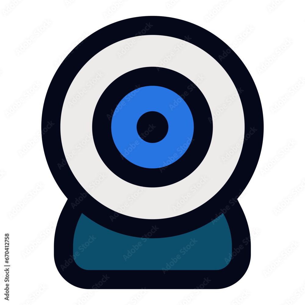 Smart security camera line icon Smart security camera line icon