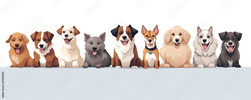 Joyful Dogs Waiting For Their Chance To Be Adopted Joyful Dogs Waiting For Their Chance To Be Adopted