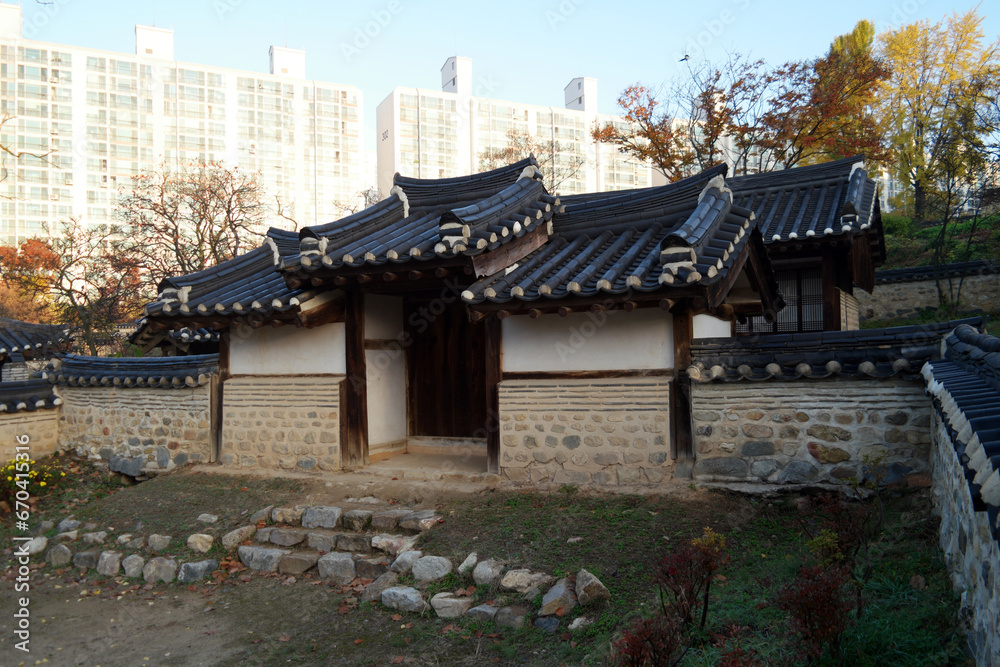 Obraz premium Dongchundang House in Hoedeok, Daejeon