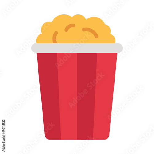 Popcorn line icon