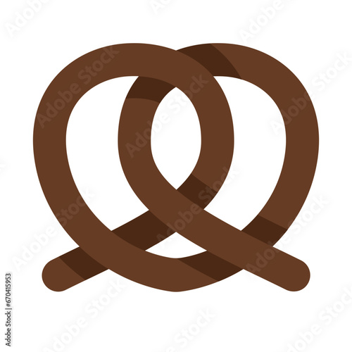 Pretzel line icon