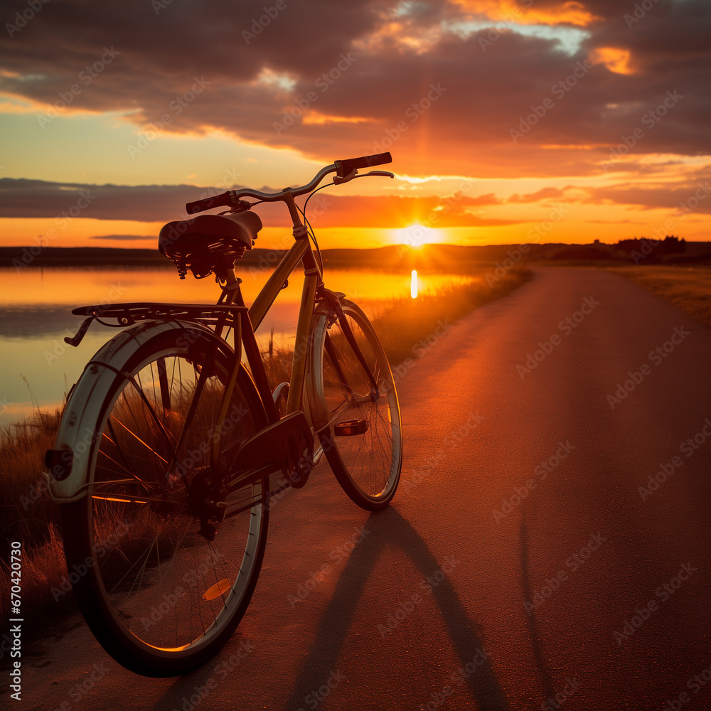 bicycle on the beach