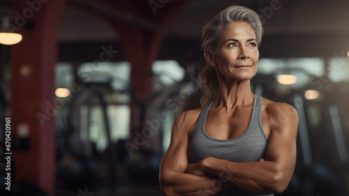 Mature woman like to exercise in the morning at a gym Free Download Mature woman like to exercise in the morning at a gym - GFXLoad