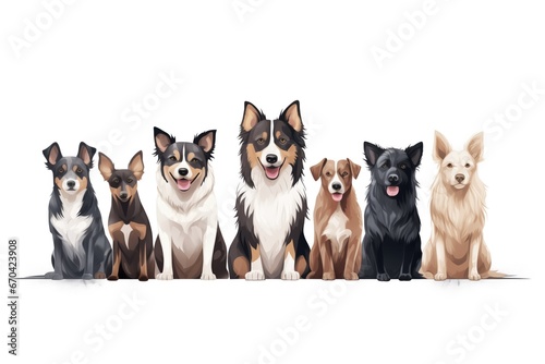 Various Dogs Waiting For Adoption, Full Of Joy © Anastasiia