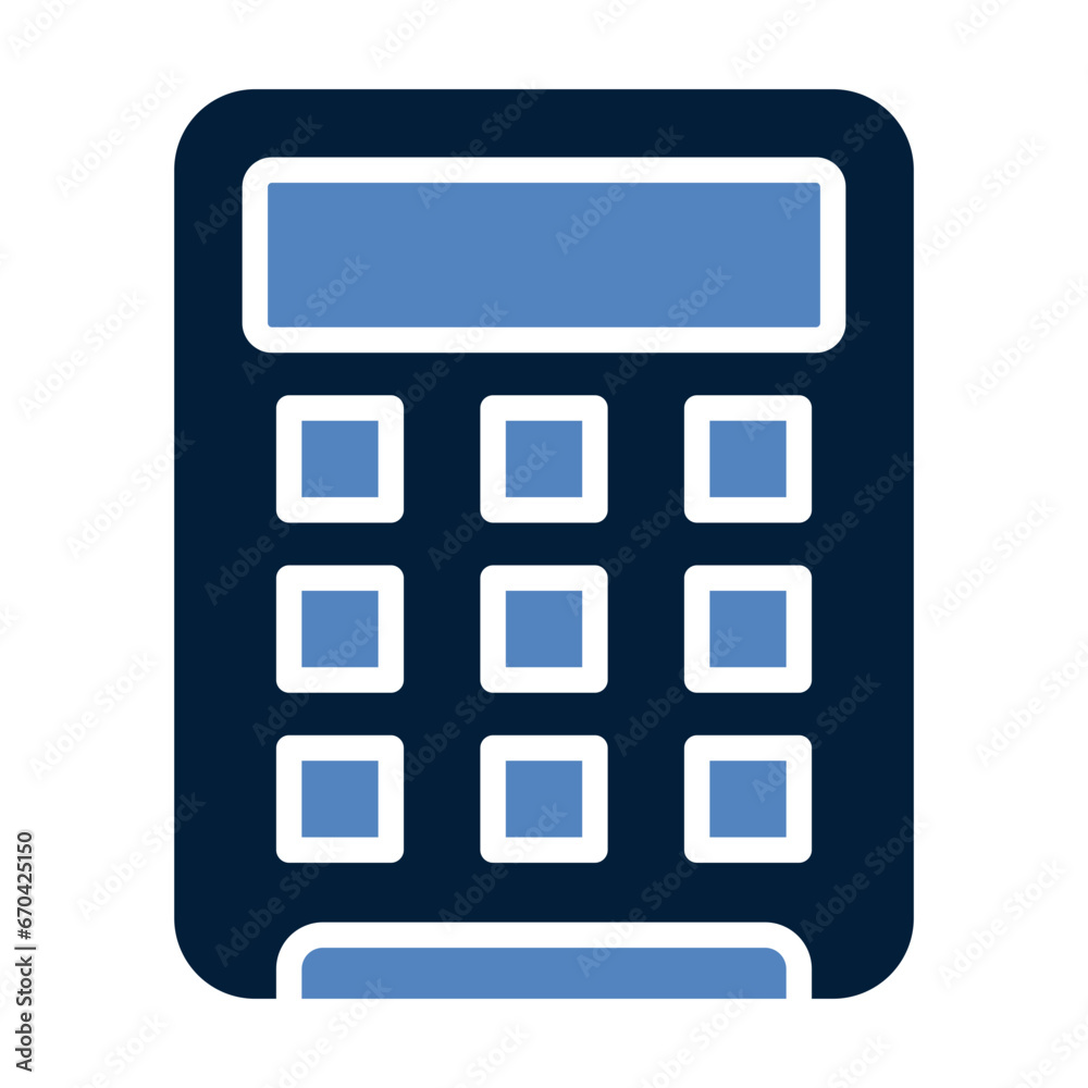 Calculator line icon