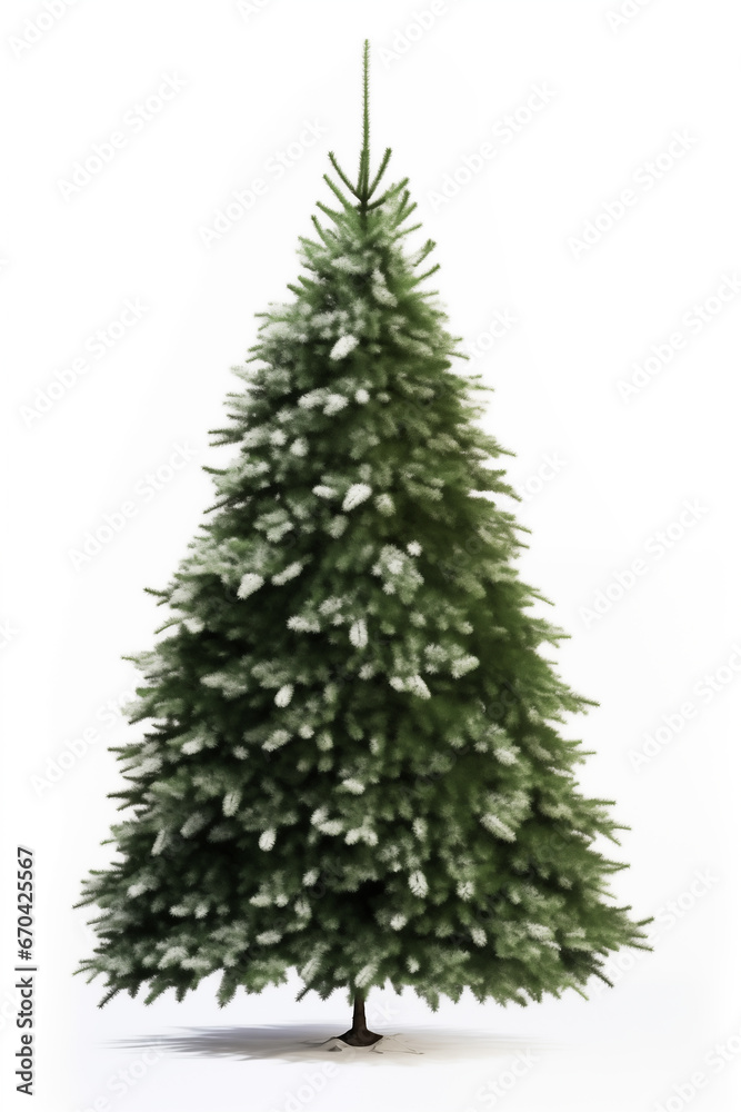 Fototapeta premium christmas tree isolated background