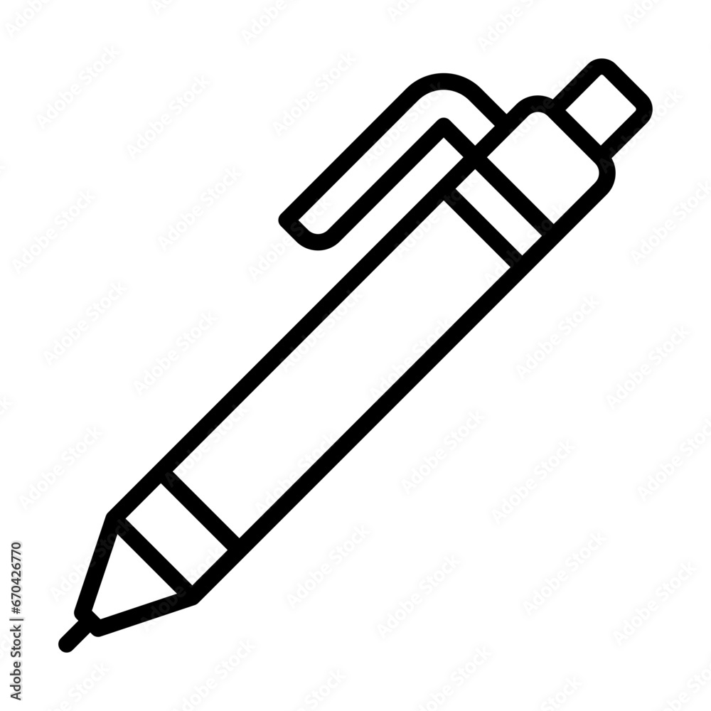 Pen line icon Pen line icon