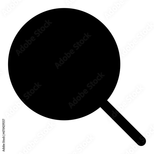 Magnifying glass line icon