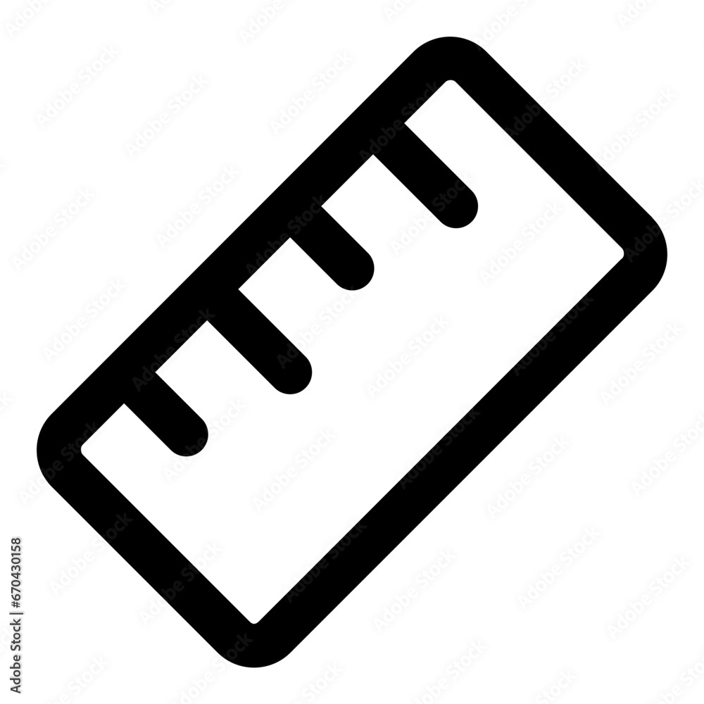Ruler line icon